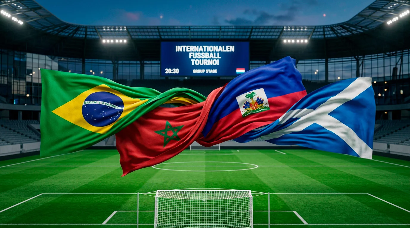 WM 2026 Grupp C mat Brasilien, Marokko, Haiti a Schottland