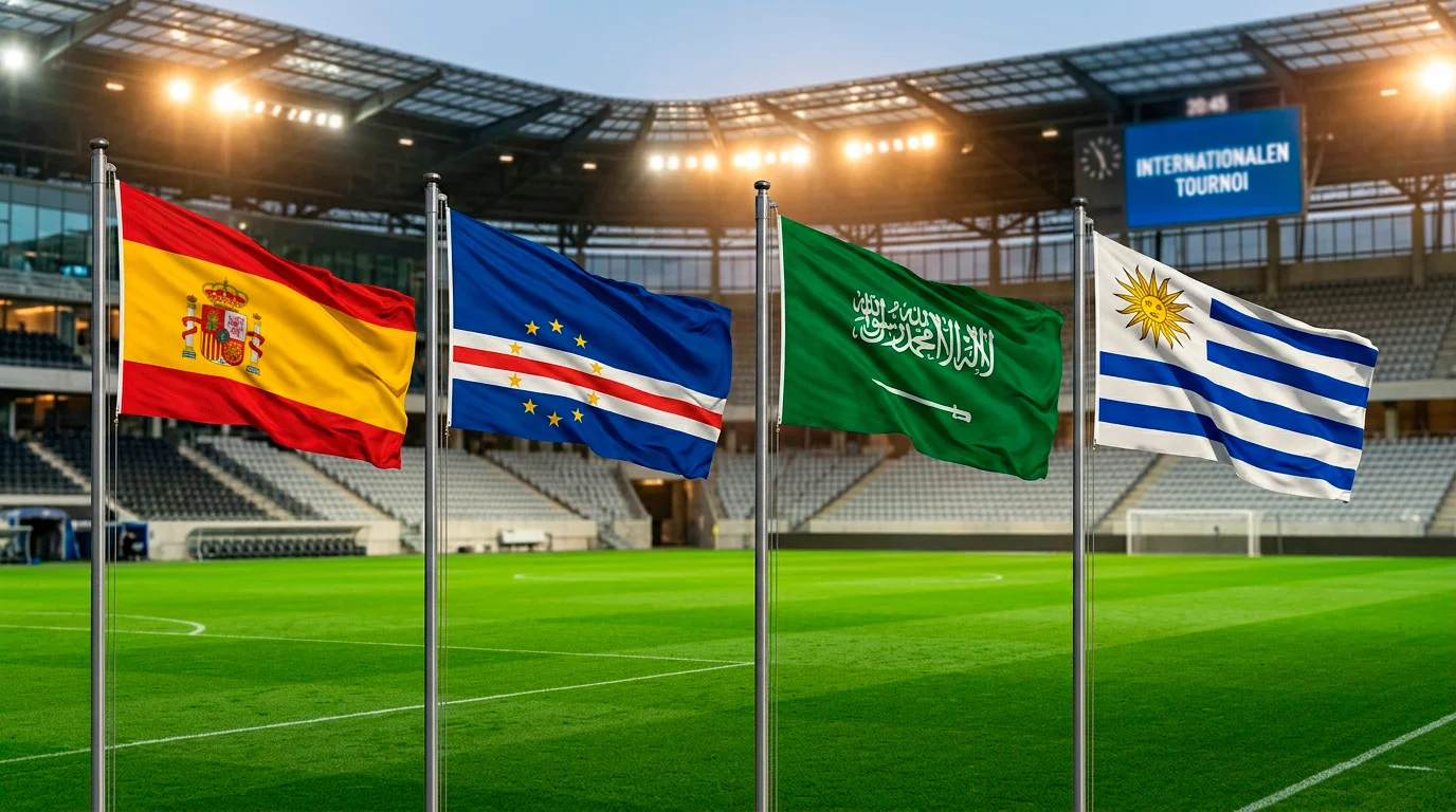 WM 2026 Grupp H mat Spuenien, Kap Verde, Saudi-Arabien an Uruguay