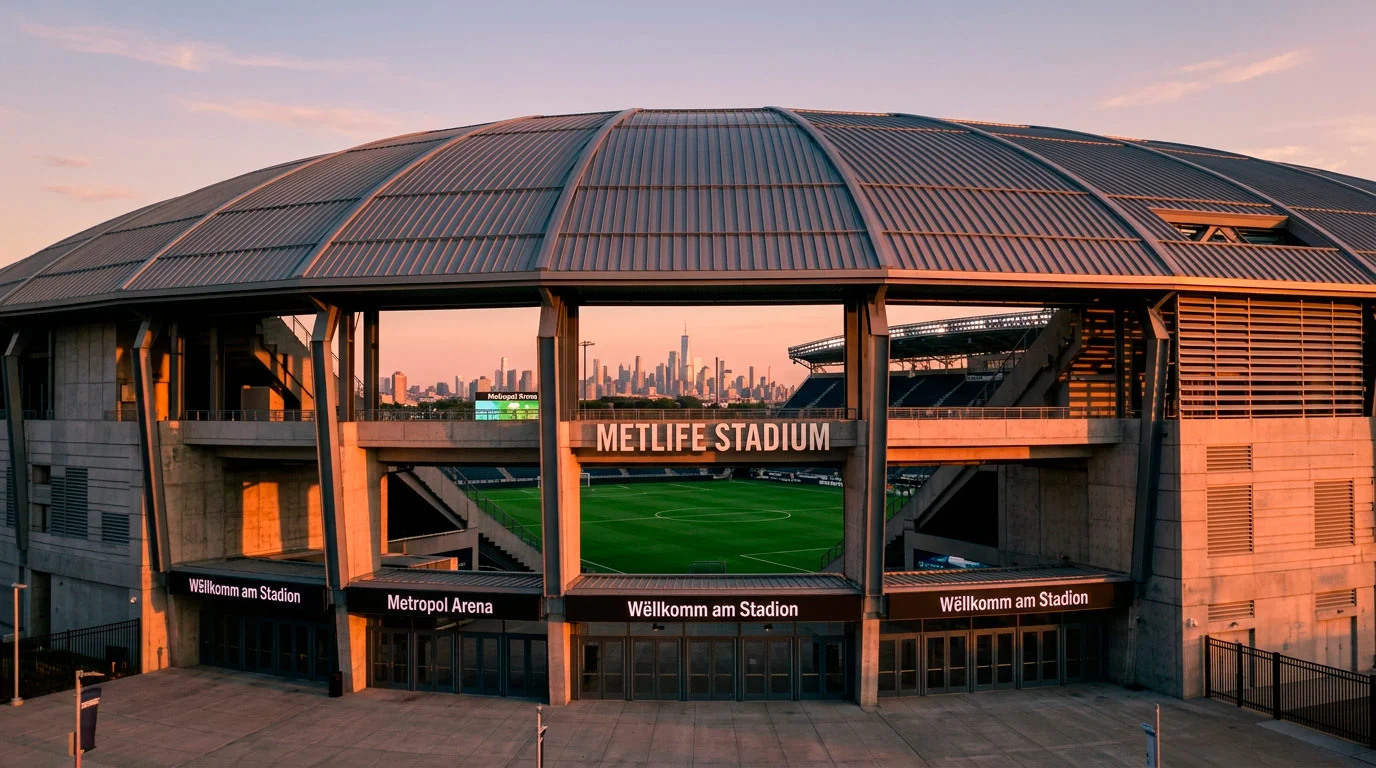 MetLife Stadium zu East Rutherford – Finall-Uert vun der WM 2026