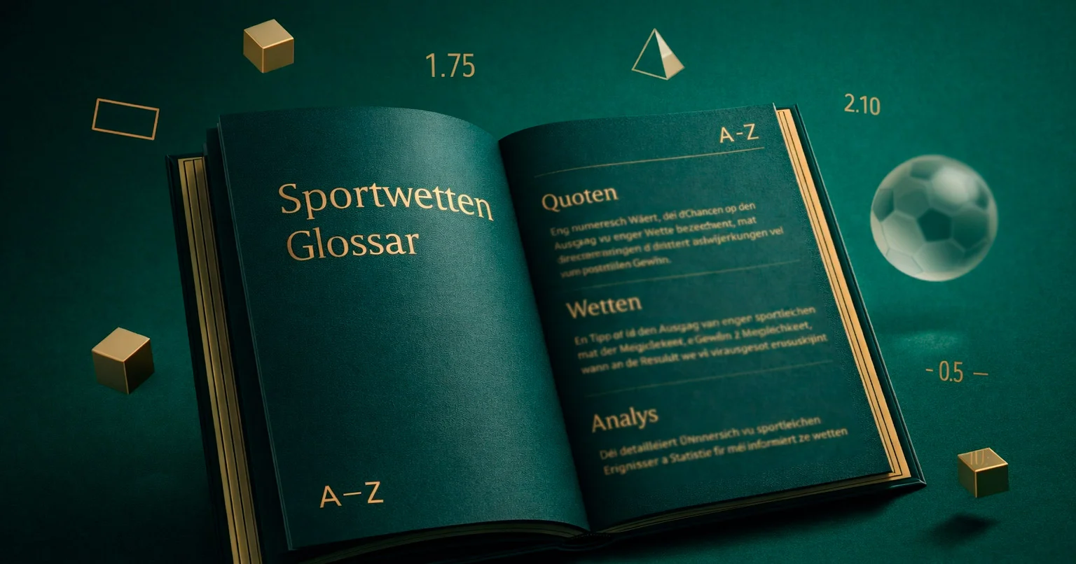 Sportwetten Glossaire mat allen wichtegen Begrëffer