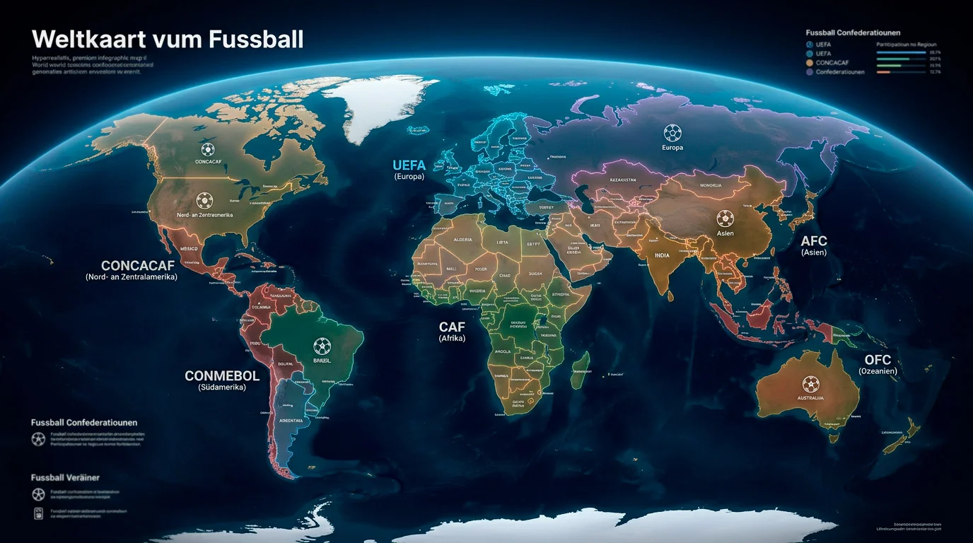 WM 2026 Ekippen no Konföderatioun sortéiert