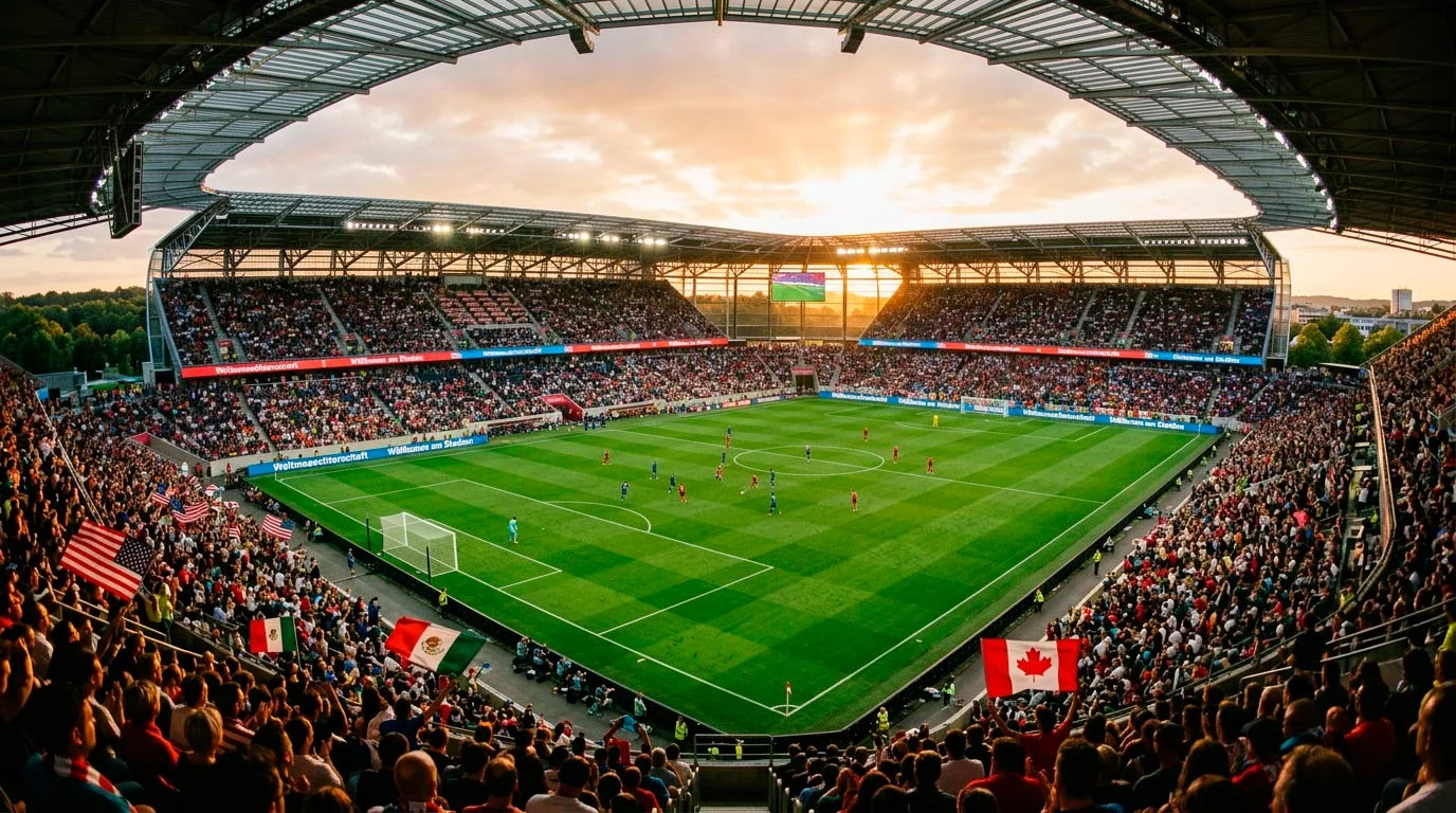 Weltmeeschterschaft 2026 an den USA, Mexiko a Kanada mat 48 Nationalekippen