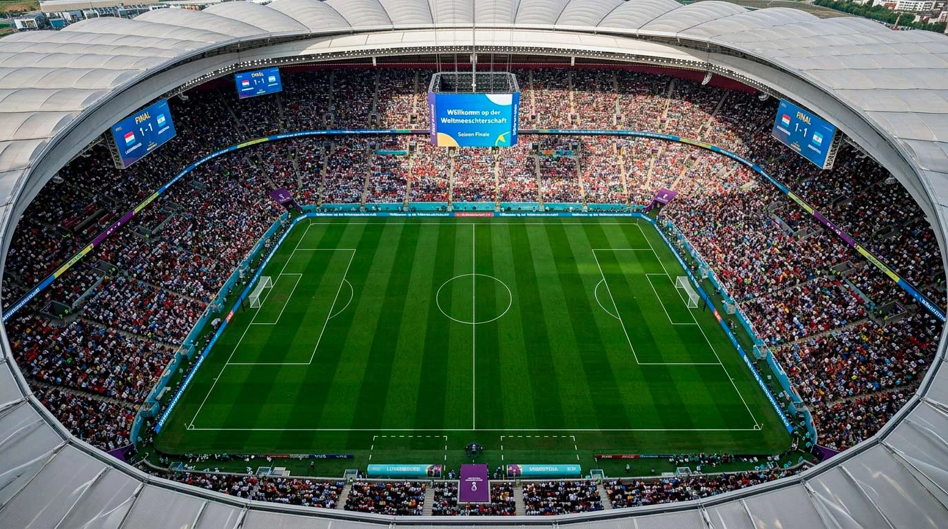 D'11 WM-Stadien an den USA mat Kapazitéit an Charakteristiken